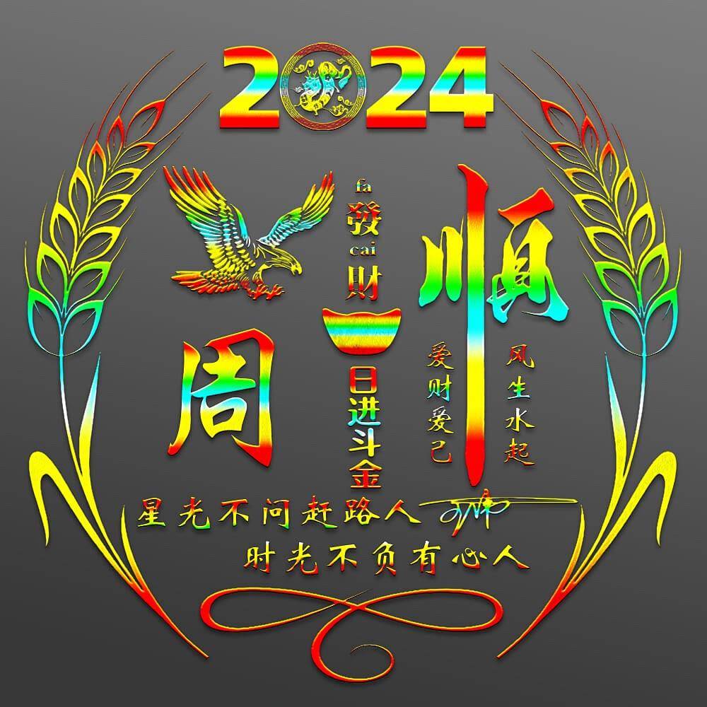 2024龙年潮流个性签名头像集，你的专属名字头像在这！