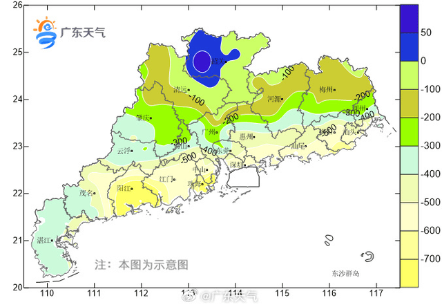 广东多地雨量破4月纪录，北江预计将出现50年一遇洪水