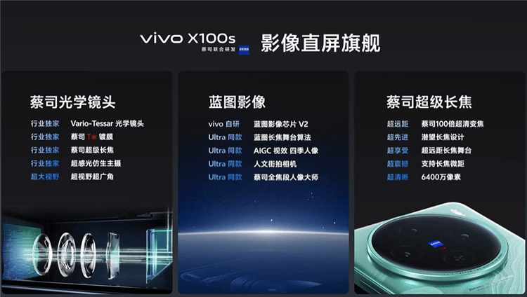 三星再见！vivo X100 Ultra搭载2亿像素长焦，支持30倍高清舞台录像