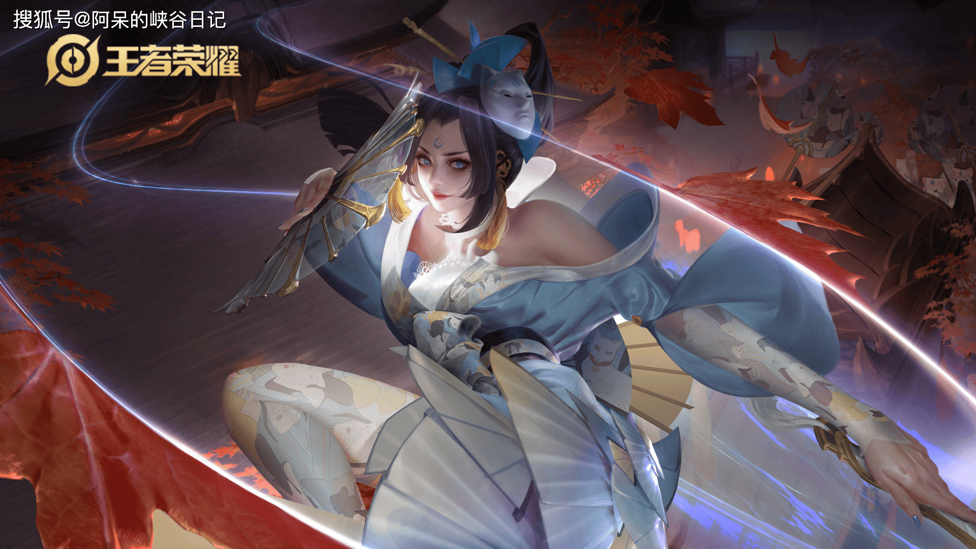 原创不知火舞新皮肤官宣，双形态巨美，疑似无双，snk英雄笑了