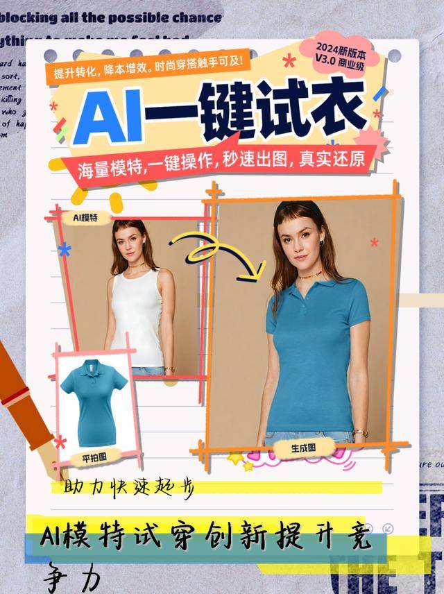 ai一键生成模特换装工具，裙子、内衣、裤子、上衣试穿图全搞定