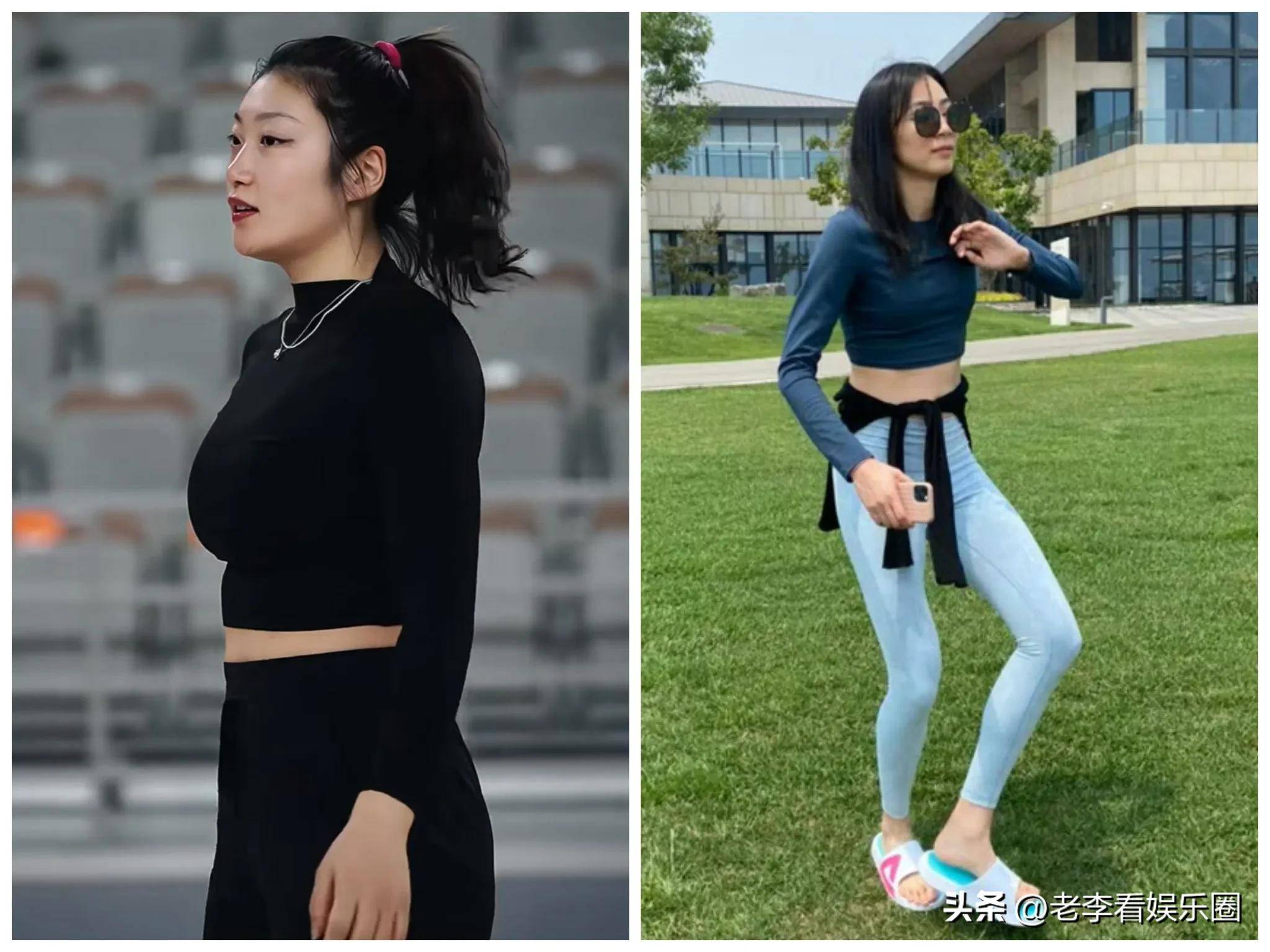 最美篮球员赵爽身穿瑜伽裤现身颜值直逼李梦身材OB电竞下载如同明星(图2)