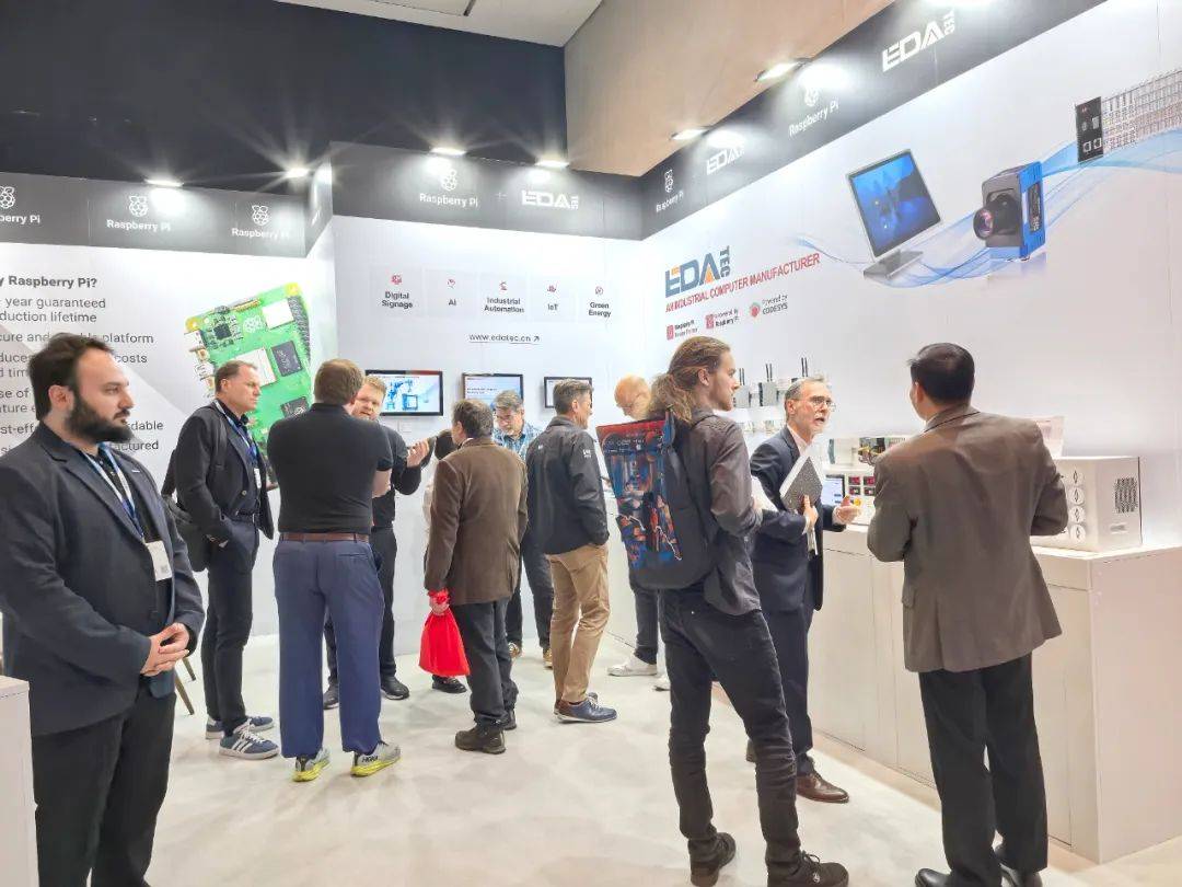 上海晶珩和树莓派的工业树莓派之旅:ew2025 德国展第二天!