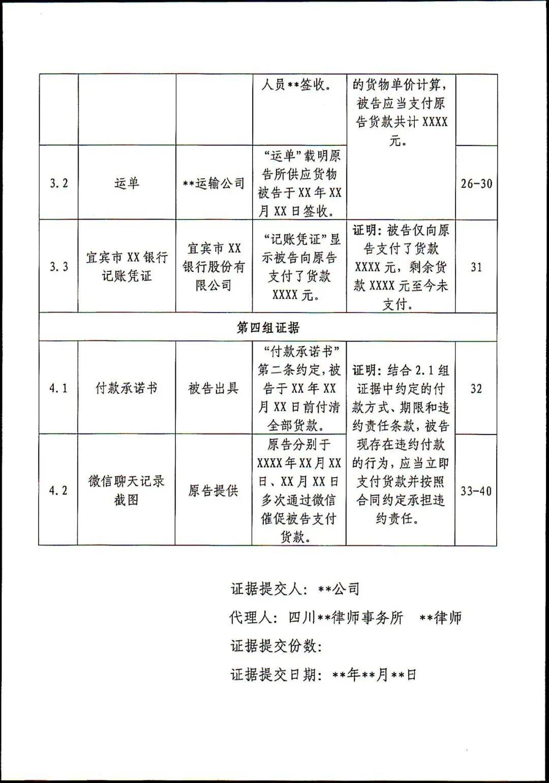 民事证据清单编制指南，全面解析，实用技巧