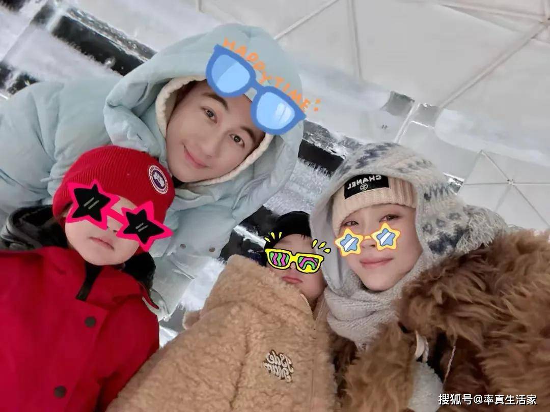 奚梦瑶何猷君带娃过儿童节！3岁女儿正脸曝光，神复制妈妈美貌