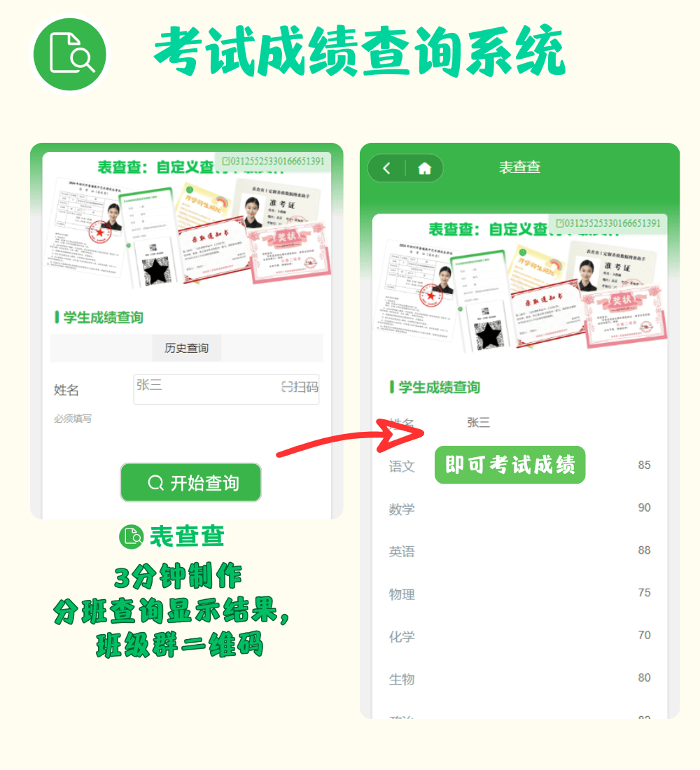短信查询成绩咋查