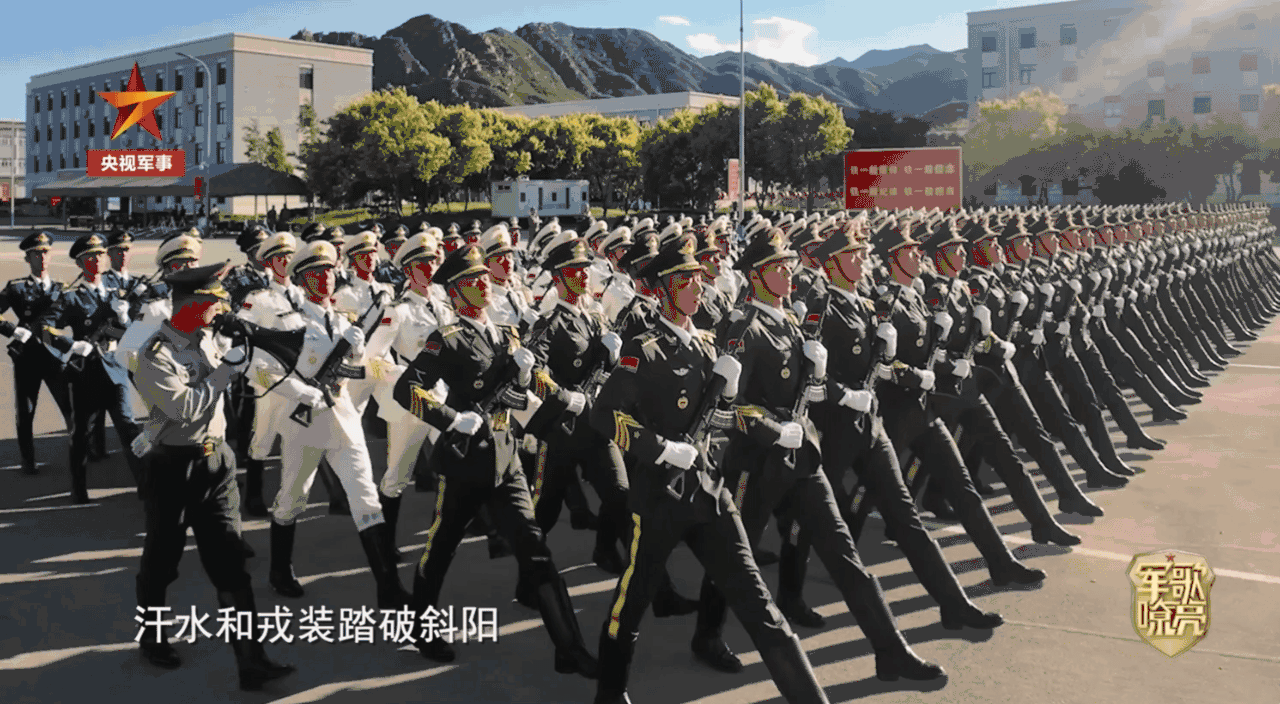 九三阅兵倒计时6天！气势如虹、英姿飒爽在训练场上具象化了