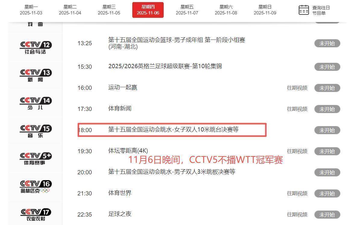 锁定调整！今晚直播德国冠军赛有雨燕直播- NBA- 足球世界杯 LIVE变CCTV5、CCTV5+不播乒乓