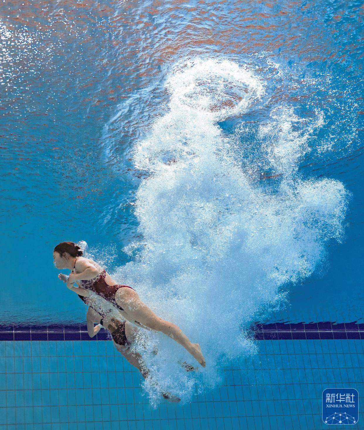 全运会跳水女子双人3米跳板-广东队组合陈艺文/林珊夺冠