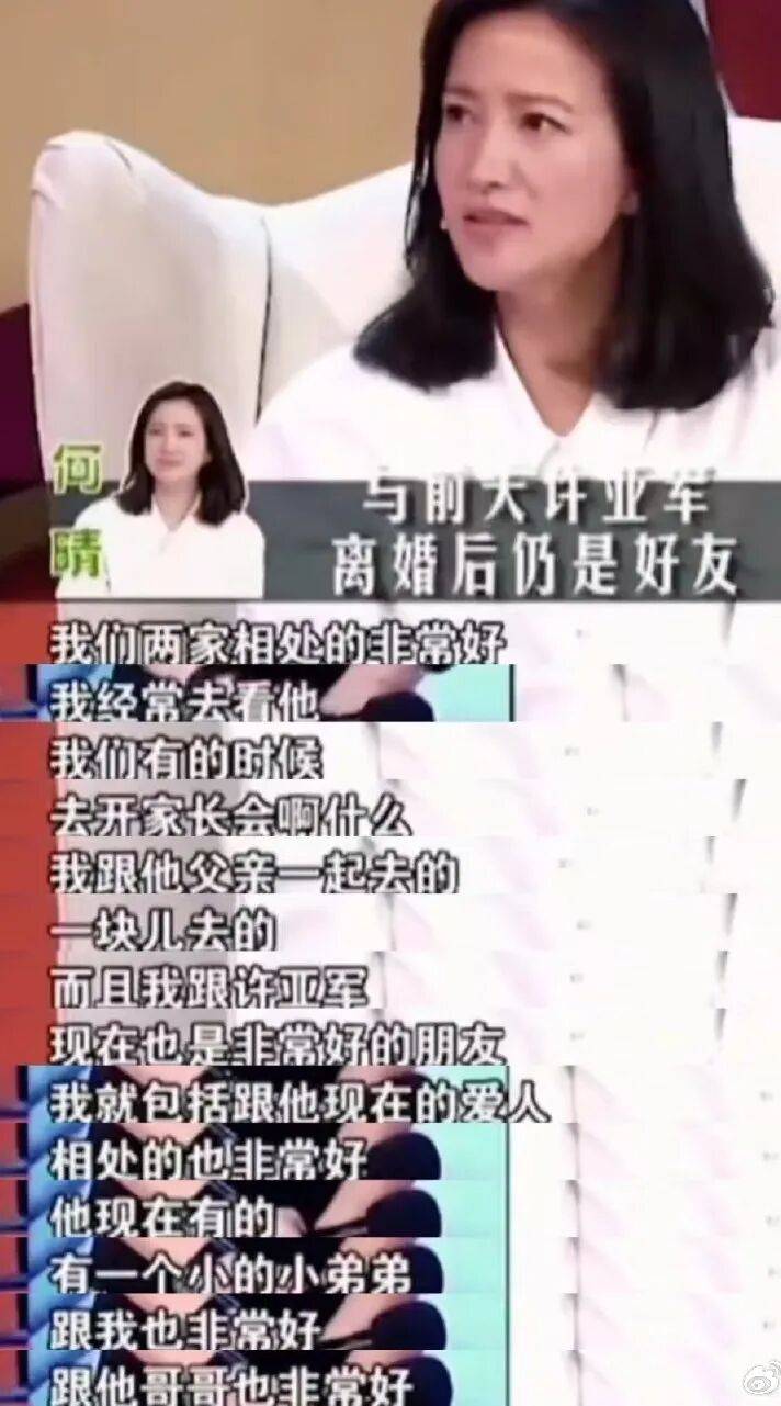 好友公开何晴珍贵合影,透露许亚军真实一面,两人离婚原因曝光
