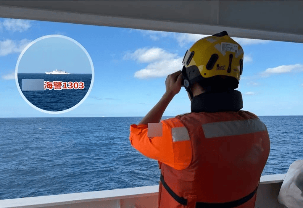 台海发生激烈对峙，大陆海警卸掉炮衣亮出主炮，抵近马祖岛！