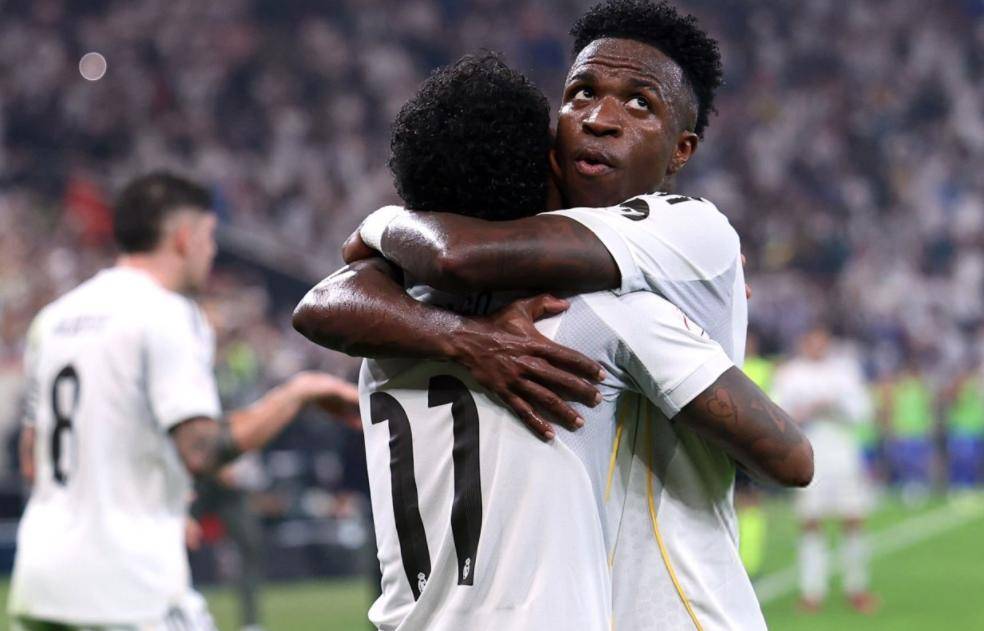 西班牙足球甲级联赛一场2-1让皇马淘汰马竞12亿巨星一战封神：独造2球全场最佳