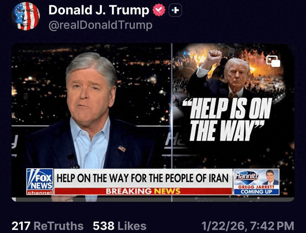 特朗普在回国专机上，宣告了伊朗的结局，大家很快就要见证历史？