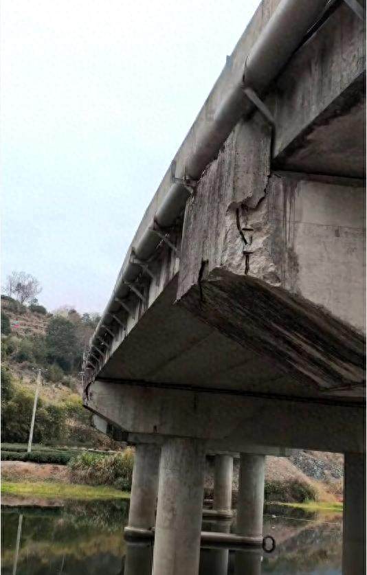 福建一县道桥梁4根桥墩3根开裂?当地交通局回应