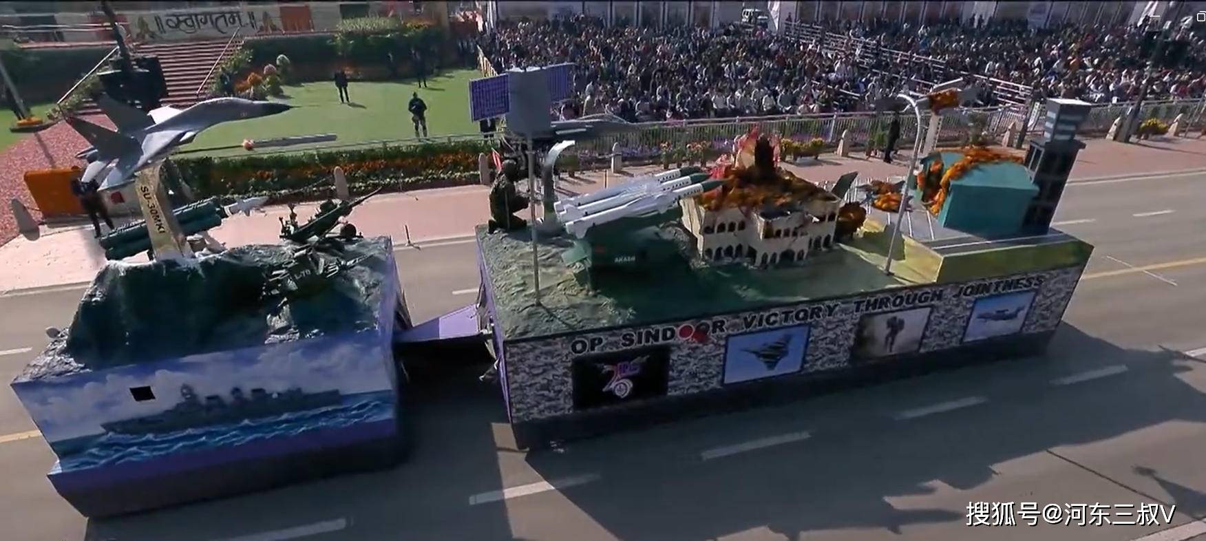 歼10现身印度阅兵式,还没有起飞,就被导弹炸毁在机库