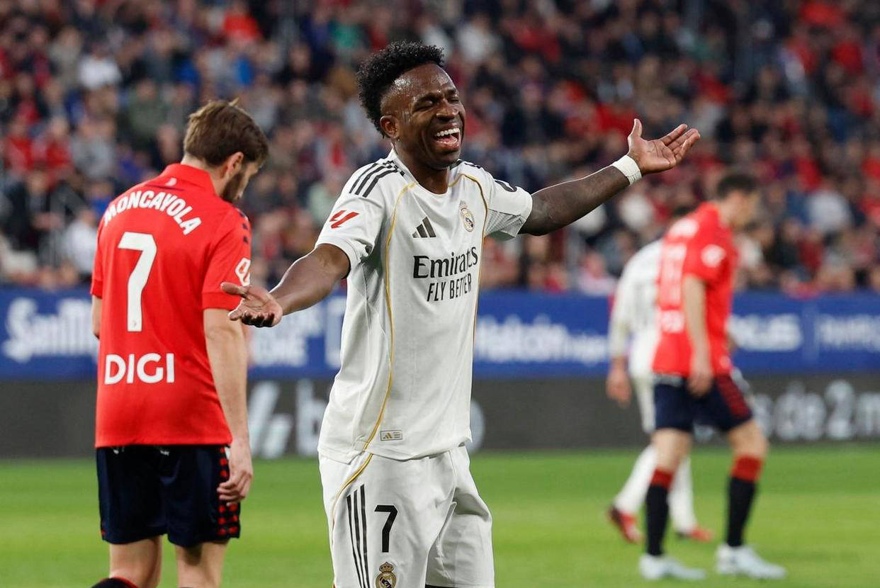 天助巴萨！奥萨苏纳1-2爆冷击败皇马西甲积分西班牙足球甲级联赛榜形势骤变