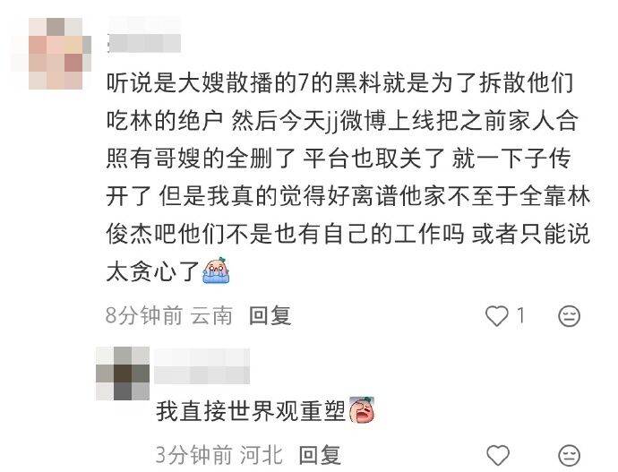 林俊杰突删大哥大嫂合照！网疯传「造谣黑料拆恋情」大嫂关留言-第4张图片-