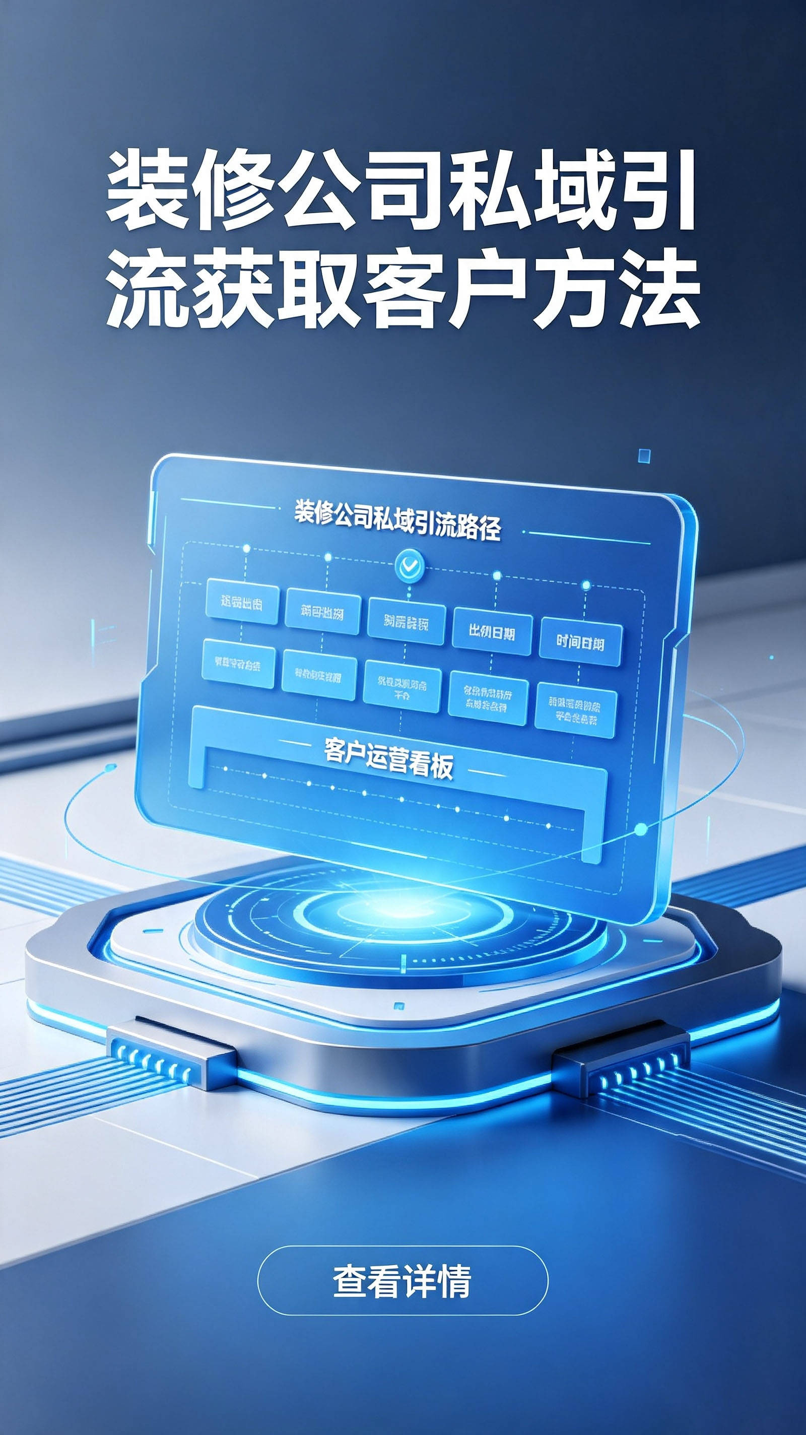装修公司私域引流获取客户方法，长效裂变获客