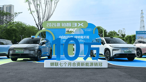 限时权益价9.48万元起，广汽丰田2026款铂智3X上市，智能化大幅提升