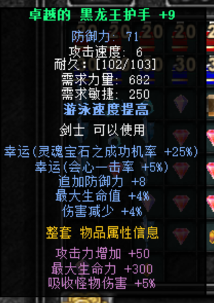 奇迹mu之装备强化及等级成长属性