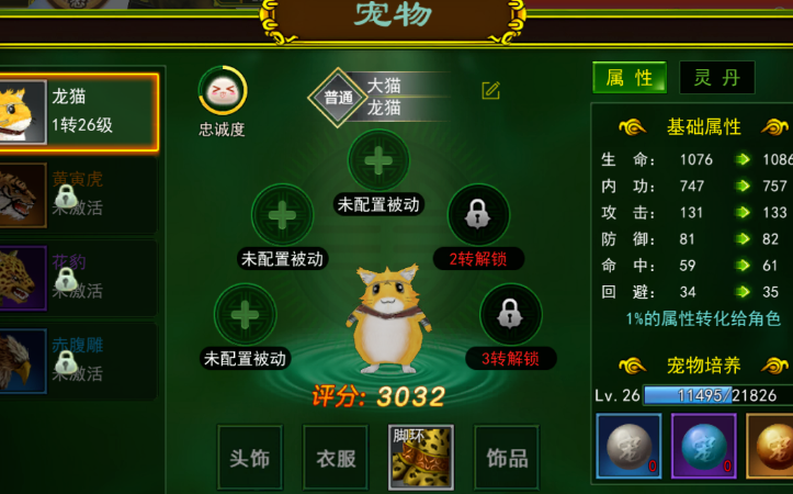 热血江湖手游：宠物攻略