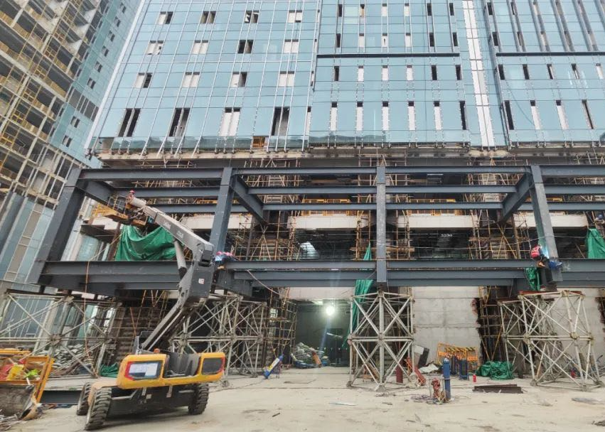 多个重点工程建设进展来了！合肥美术馆项目正在进行室内装饰装修(图2)