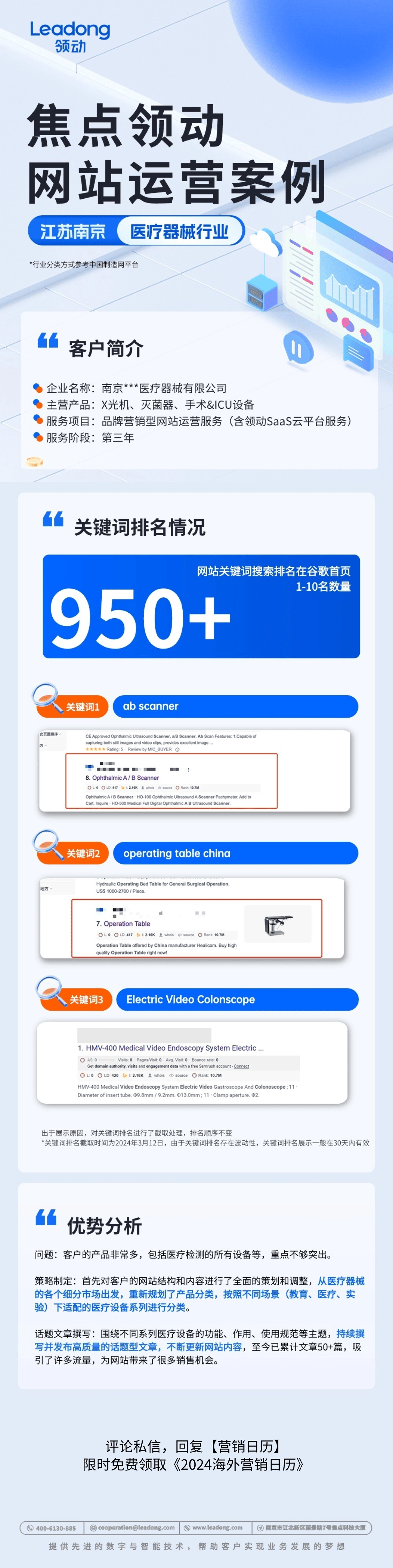 南京医疗器械行业，x光机、灭菌器如何做外贸网站seo？