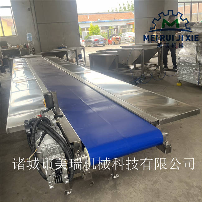 食品级不锈钢网带输送机 , 蔬菜水果清洗专用输送设备，果蔬输送机生产厂家