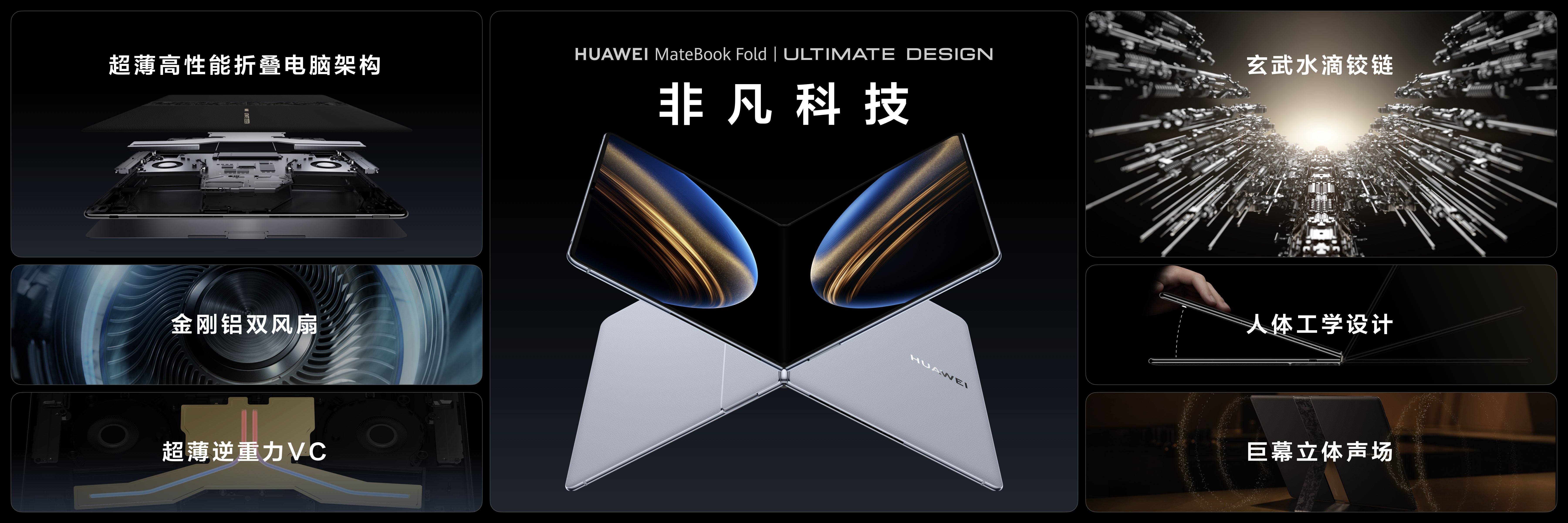 华为发布首款鸿蒙折叠电脑、23999元起售，余承东：为世界提供多一种选择
