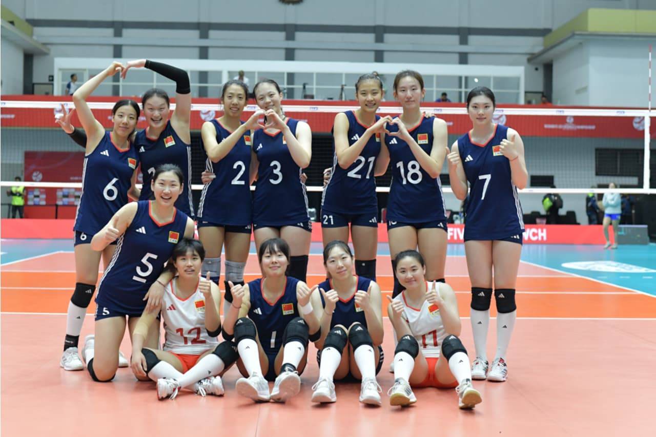 U21世锦赛-中国女排3-1阿根廷进6强 李涵宇21分冠全场