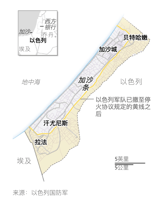 美国计划将加沙一分为二 由以色列和哈马斯分别控制 美国计划将加沙一分为二 由以色列和哈马斯分别控制