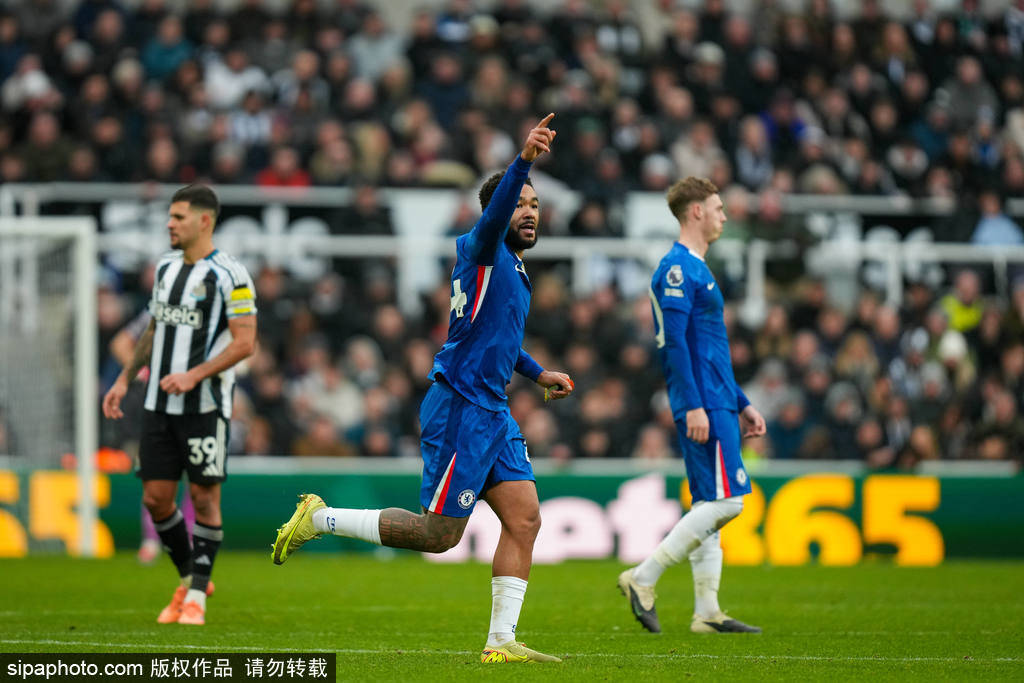 英超-沃尔特马德双响詹姆斯任意球破门 切尔西2-2纽卡