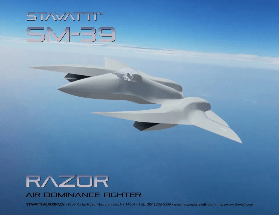 美国公布新六代机SM-39“剃刀”,4马赫超级战机,这造型真能飞起来?