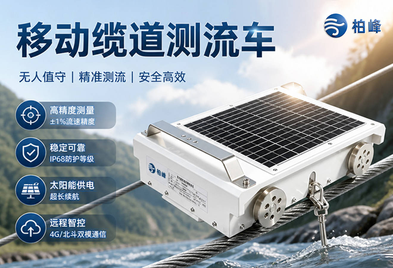 测流水位轨道式：轨道全自动同步监测流速水位水文设备