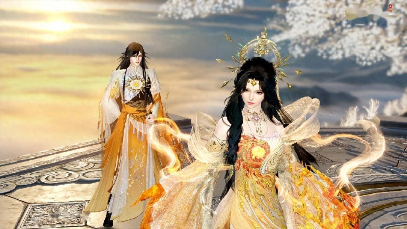 一键化身东方神明？极致华美，逆水寒手游玩家：开年震撼！