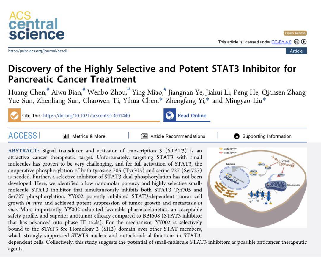 原文链接：https://pubs.acs.org/doi/10.1021/acscentsci.3
