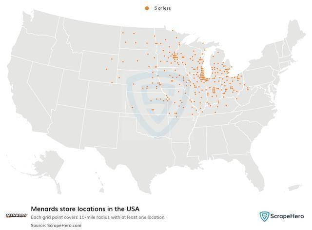 美国第三大的家居用品零售商「menards」美国中西部的零售巨头