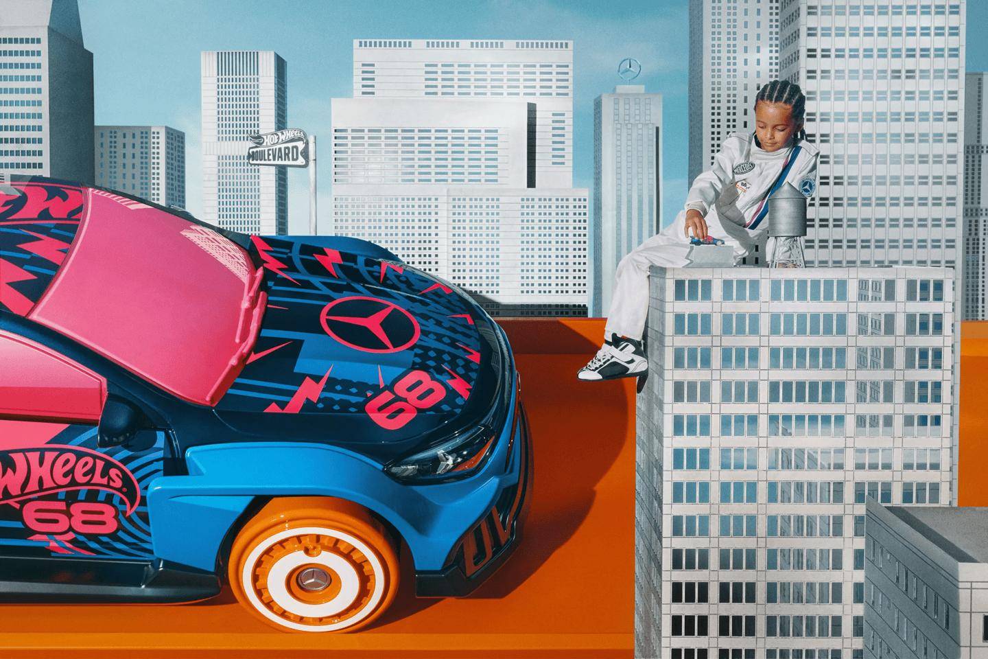 奔驰发布“成年人的玩具”：Hot Wheels 版 CLA 概念车亮相