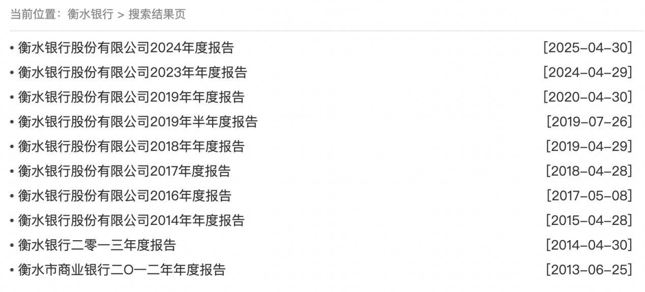 衡水银行增资至94.2亿元，3份年报处于“加密”状态