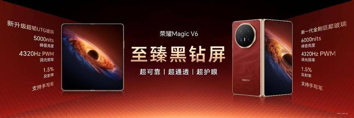 荣耀Magic V6正式发布，骁龙8E5芯片+7150mAh电池