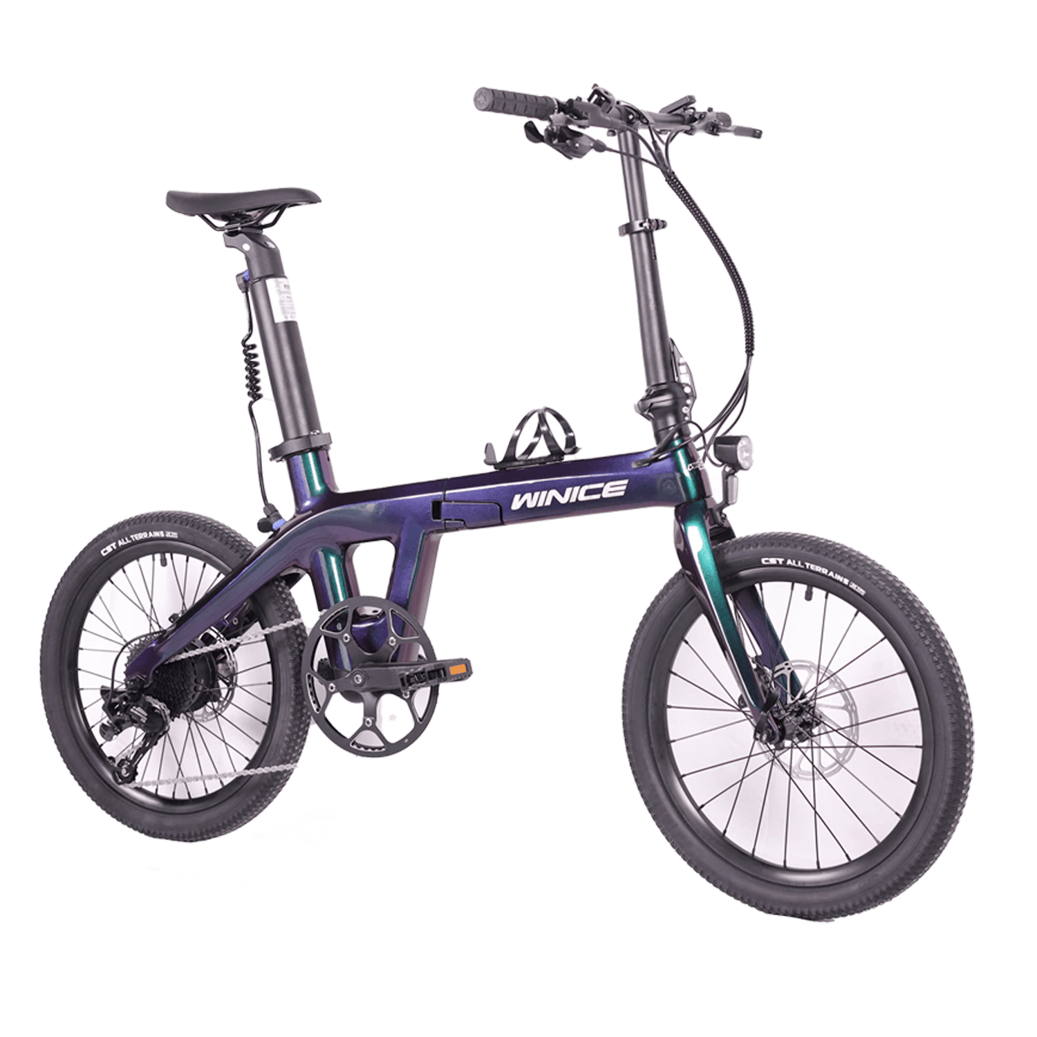 WINICE驭风电助力折叠自行车：城市通勤的理想选择(图1)