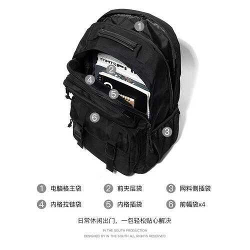 潮流与科技的完美碰撞——BACKSTAGE潮牌街头双肩包引领出行新风尚(图1)