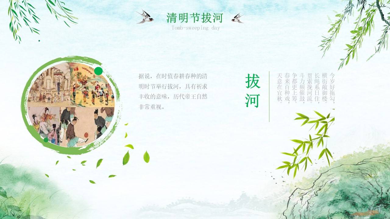 传统节日清明节教育课件ppt