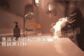 维也纳酒店被曝保洁用客房牙刷刷马桶 毛巾