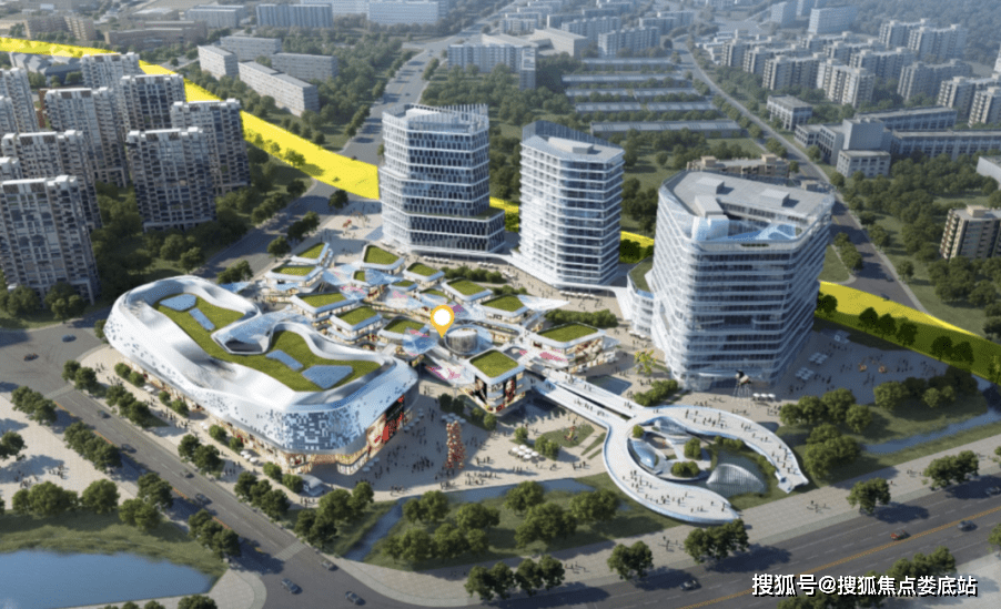 五里坨便民服务中心效果图区域配套【交通】"三横四纵多轨道"西五环