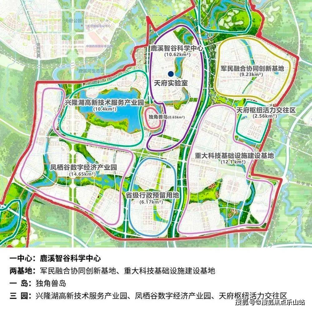 一中心两基地,一岛三园 的中心—鹿溪智谷科学中心,中科院,中