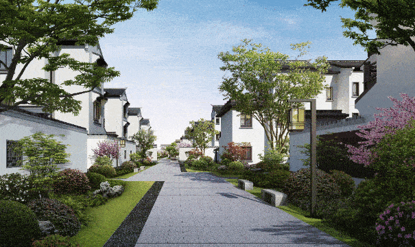 融欣融杭府的合院住宅拥有约154-263㎡的独立空间