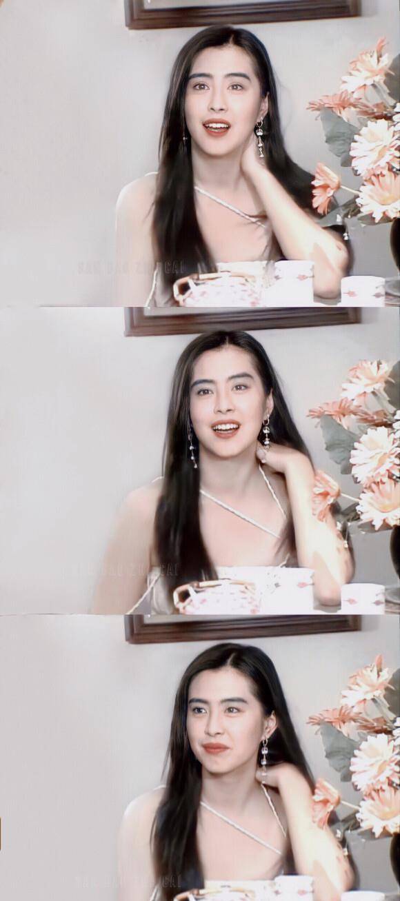 她的各种造型都被少女们疯狂模仿,除了穿衣打扮,留王祖贤一样的长发