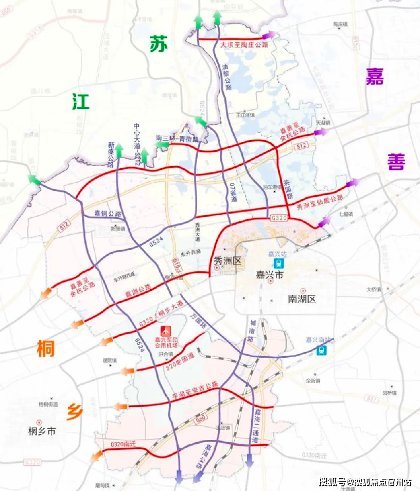 机场大道要来了!嘉兴再增一条南北向大动脉!_公路_吴江_盛泽西