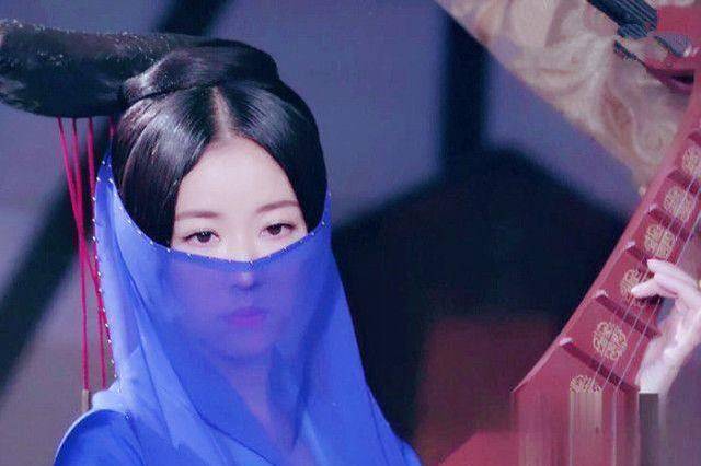 蒙着面纱的古装美女,图二最好认,若能认出图六我服你_衣服_眉头_样子